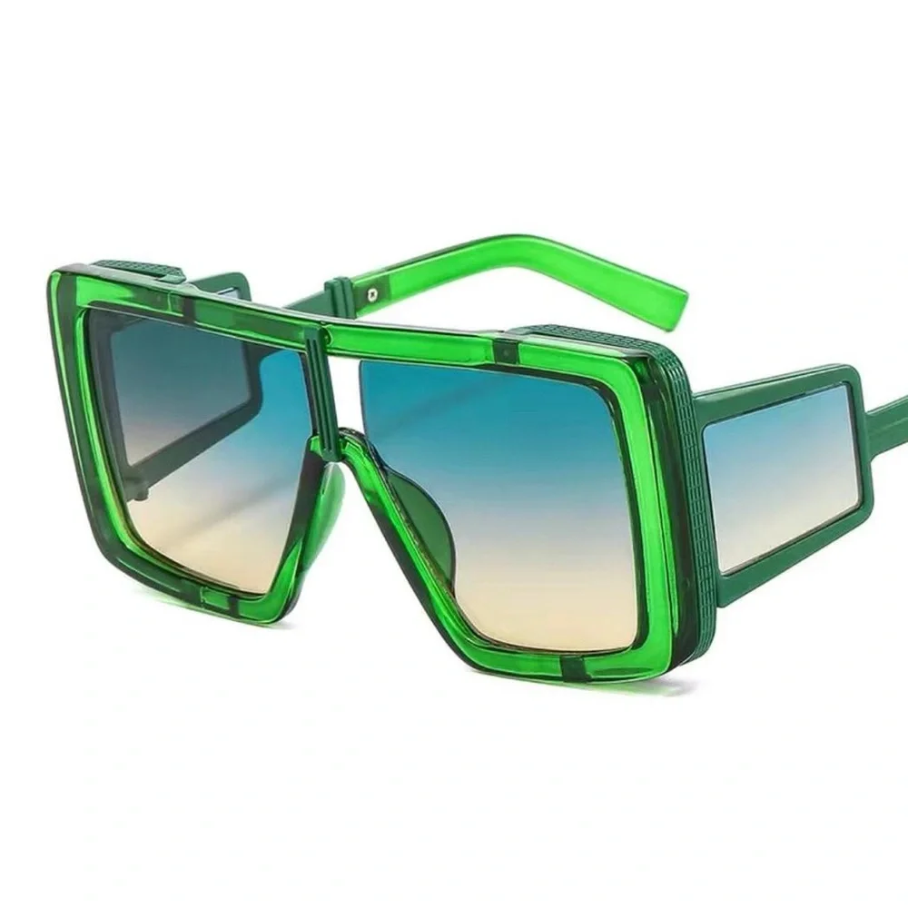 Fashion Designer Oversized Shield Sunglasses Mens Women Outdoor Shades Glasses - Picture 2 of 3